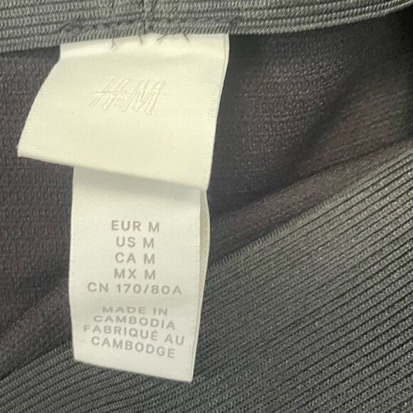 H&M Ribbed Slit-hem leggings - Picture 11 of 13